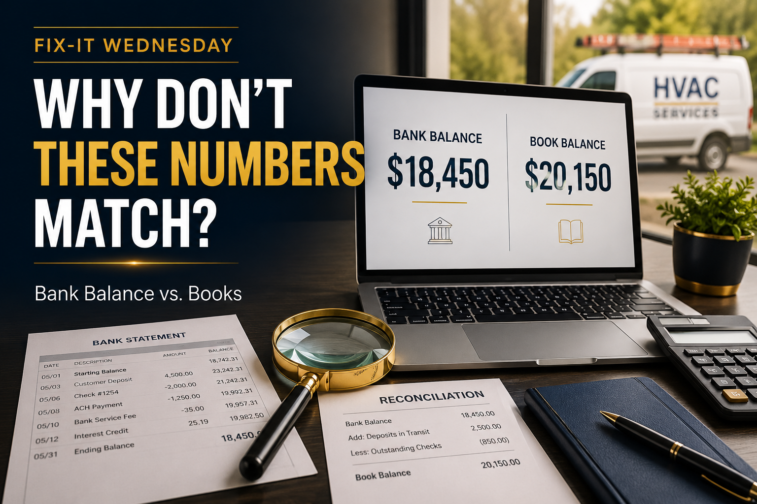 Why Your Bank Balance Doesn’t Match Your Books